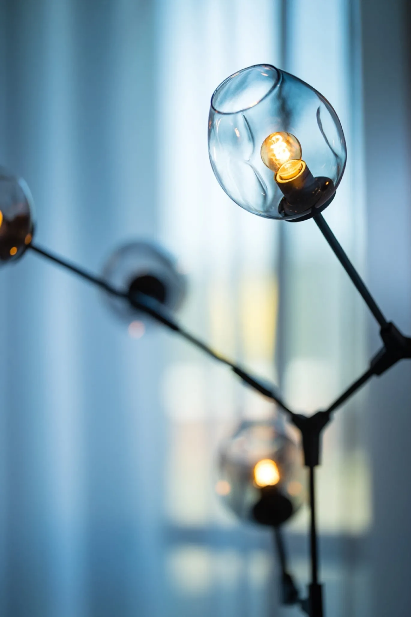 Vloerlamp Lime 5-Lichts Zwart - Giga Meubel