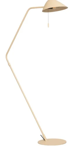 Vloerlamp Lotte Beige Trekschakelaar 140cm - Giga Meubel
