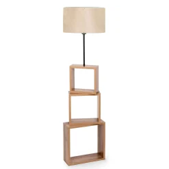 Vloerlamp Marc Naturel/Beige