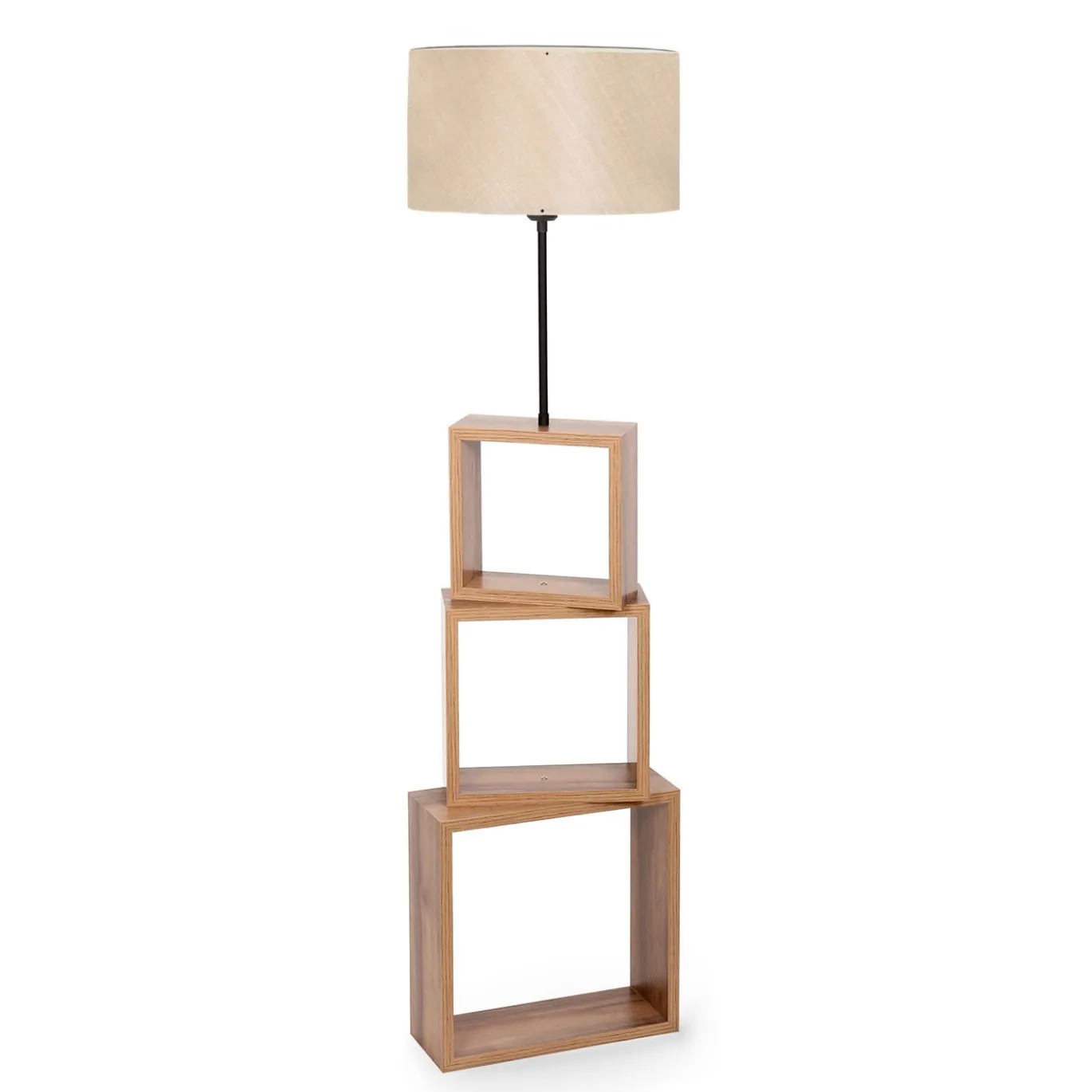 Vloerlamp Marc Naturel/Beige