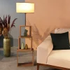 Vloerlamp Marc Naturel/Lichtbruin