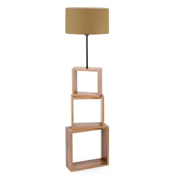 Vloerlamp Marc Naturel/Lichtbruin