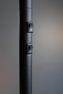 Vloerlamp Maverick Zwart 170cm - Giga Meubel