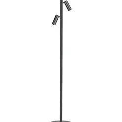 Vloerlamp Miller Zwart 2-Lichtbronnen - Giga Meubel