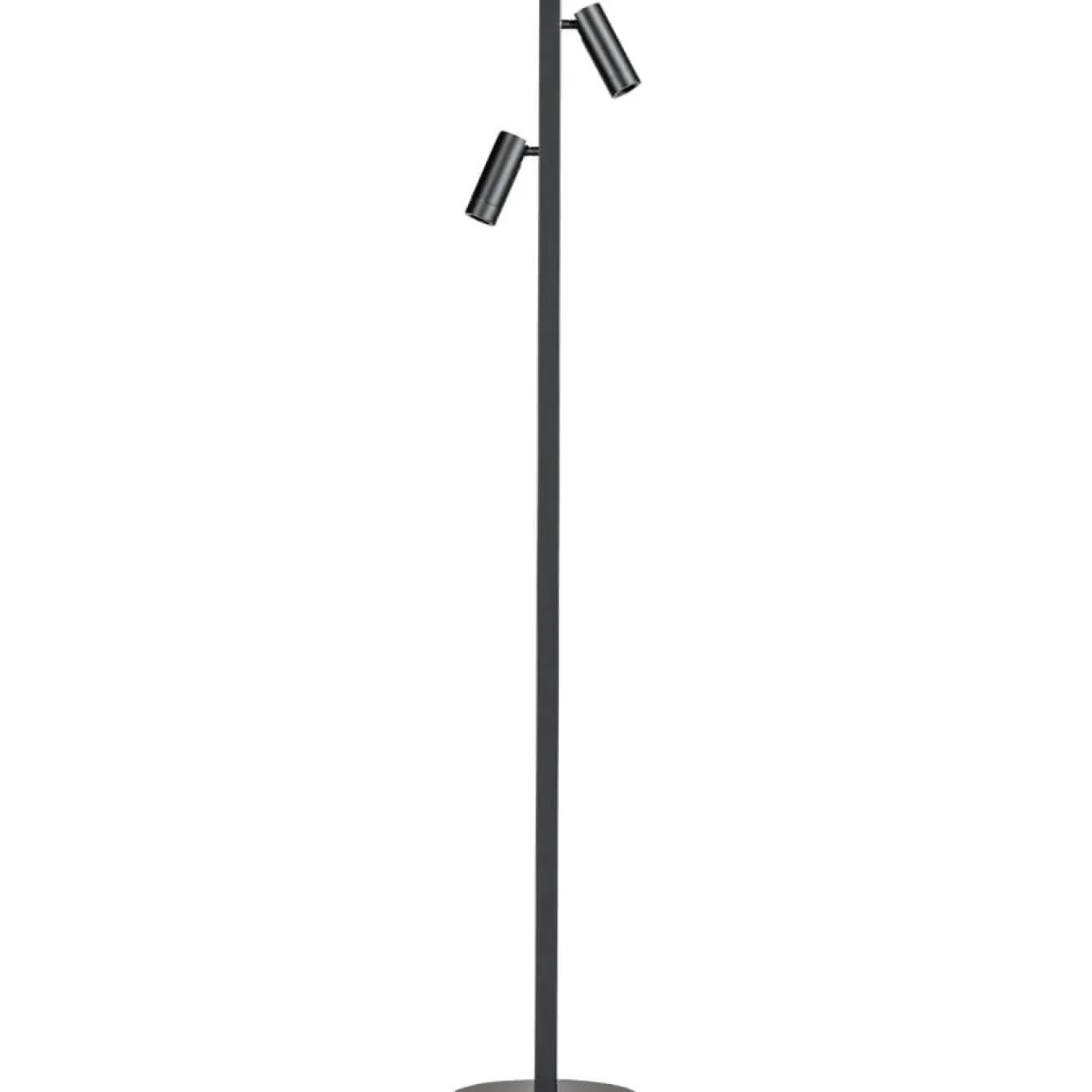 Vloerlamp Miller Zwart 2-Lichtbronnen - Giga Meubel