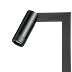 Vloerlamp Miller Zwart 1-Lichts - Giga Meubel