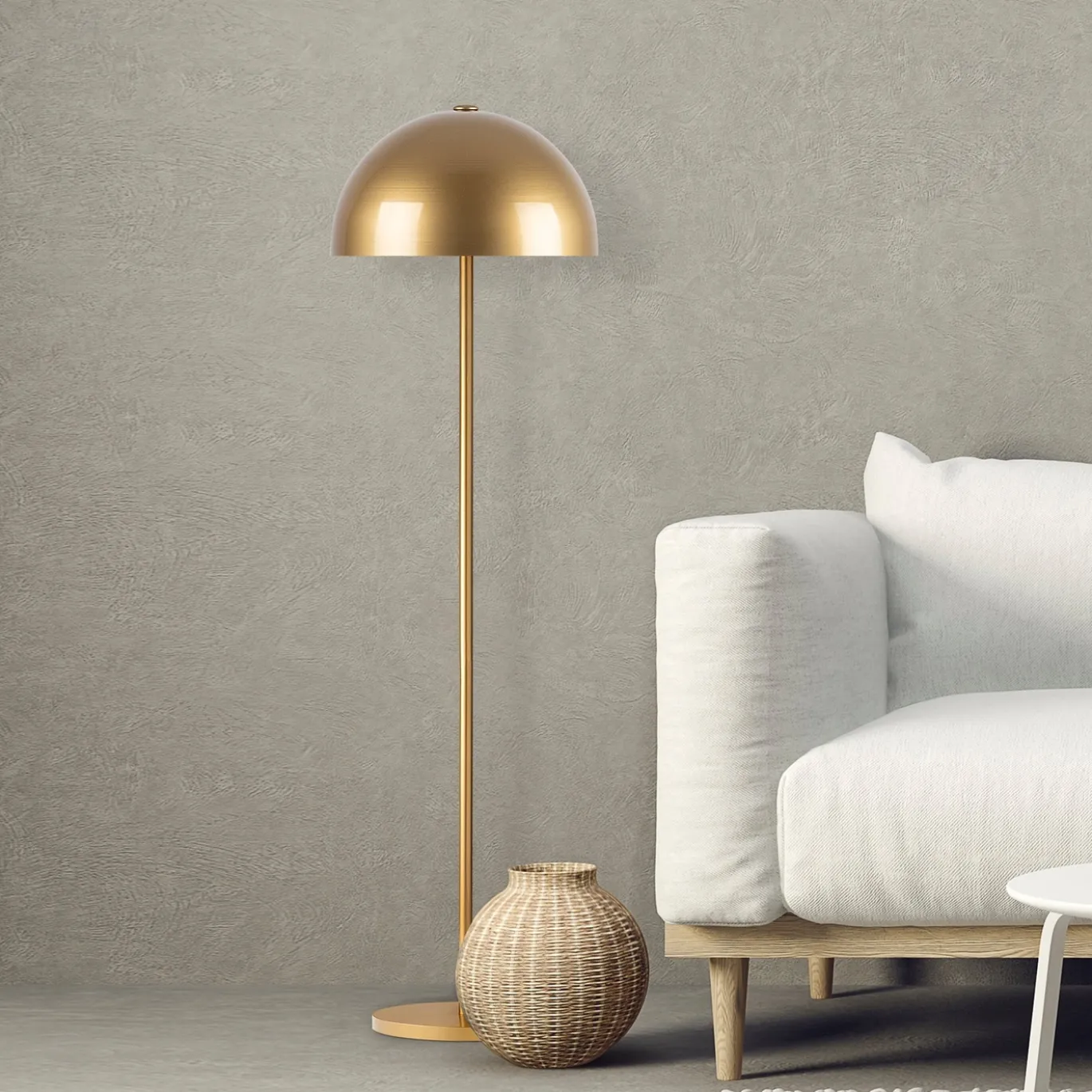 Vloerlamp Mixed Bol Goud
