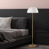 Vloerlamp Mixed Bol Wit/Goud