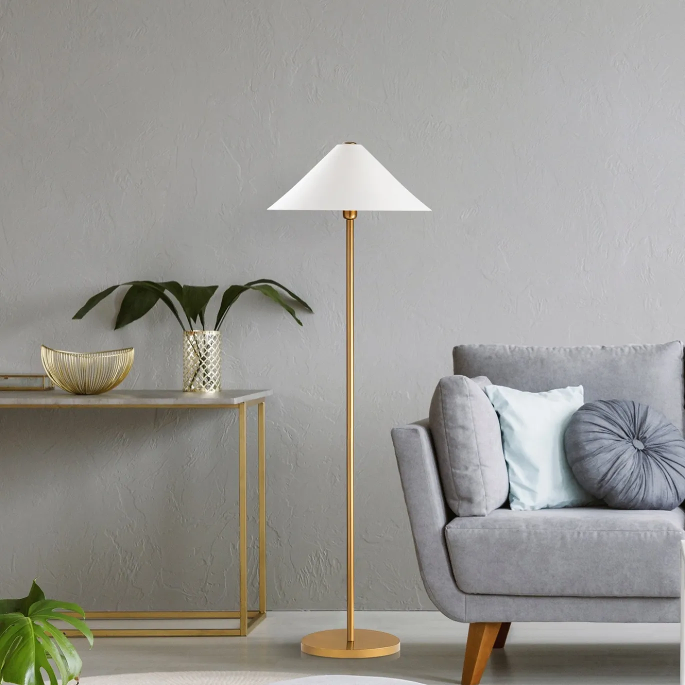 Vloerlamp Mixed Goud