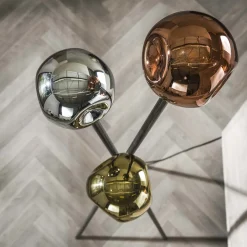 Vloerlamp Molecule Mix 3-Lichts Glas - Giga Meubel