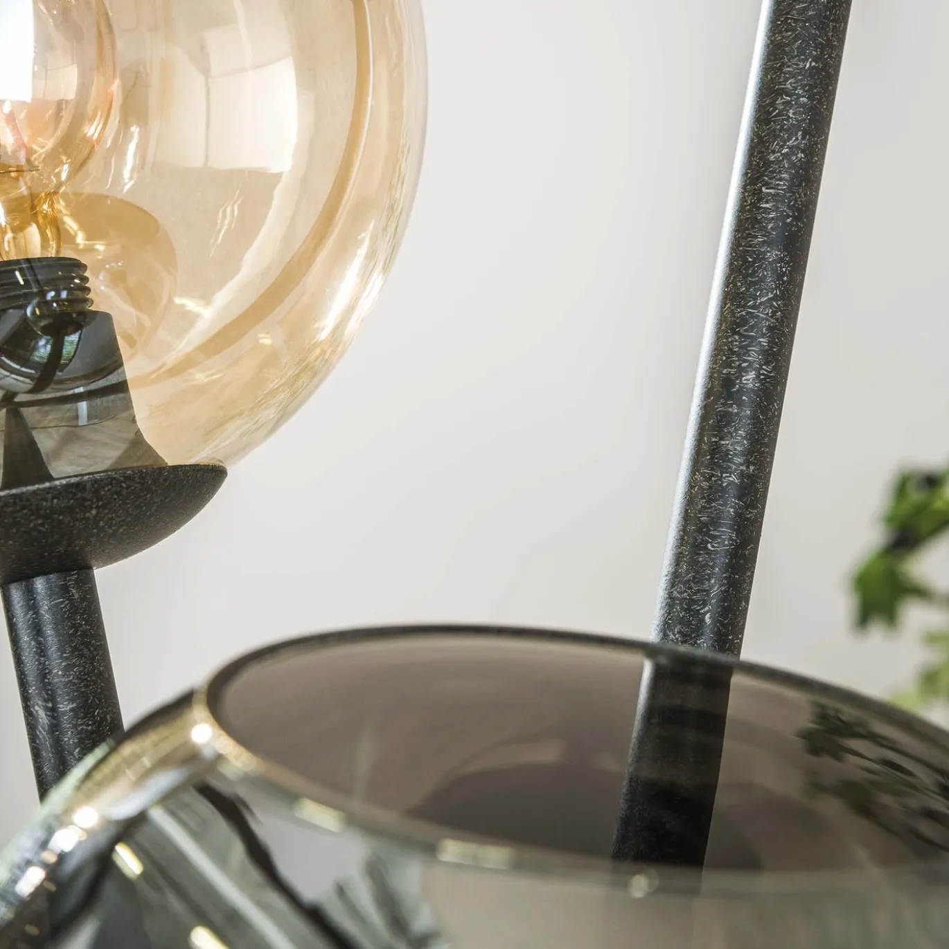 Vloerlamp Multi Globe 3-Lichts Zwart - Giga Meubel