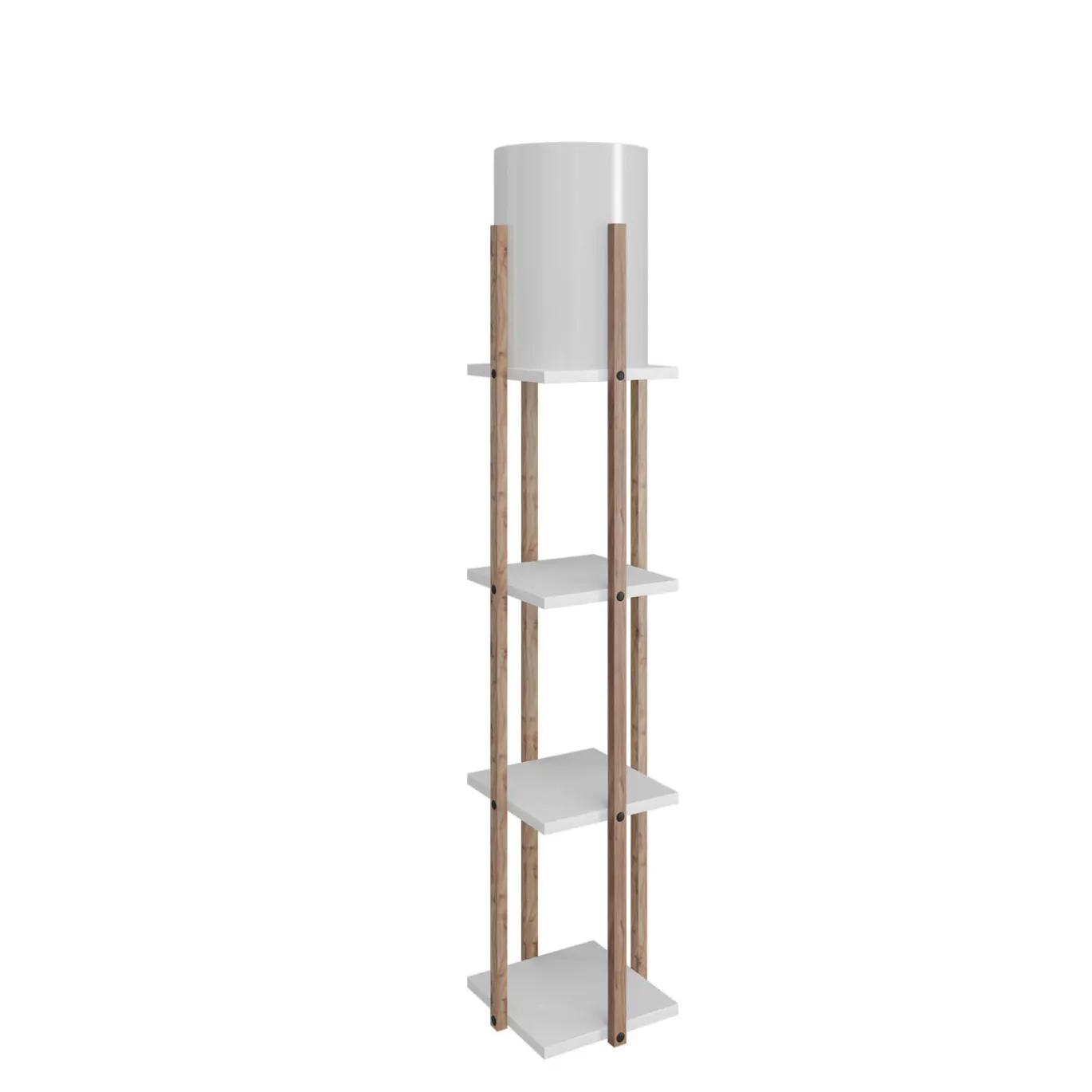 Vloerlamp Nora Met Planken Wit