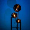 Vloerlamp Orb 3-Lichts Smoke Glas - Giga Meubel