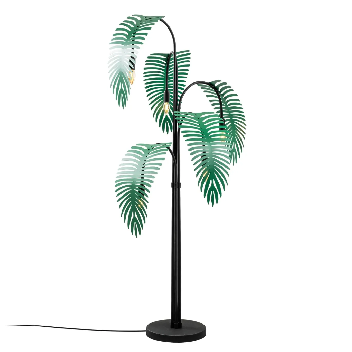 Vloerlamp Palm Groen 5-Lichts