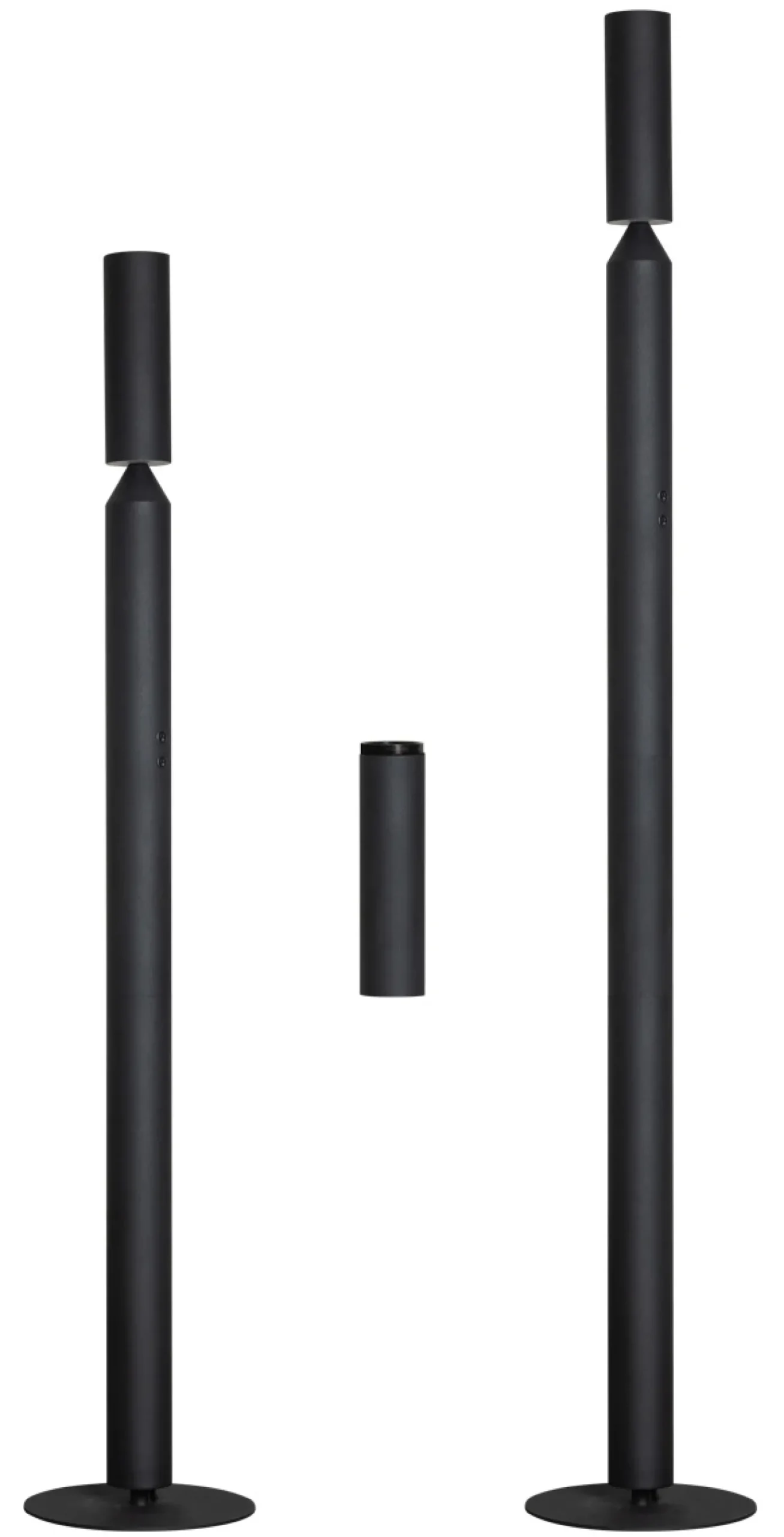 Vloerlamp Pencil Zwart 180cm - Giga Meubel