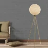 Vloerlamp Pied Jute Goud