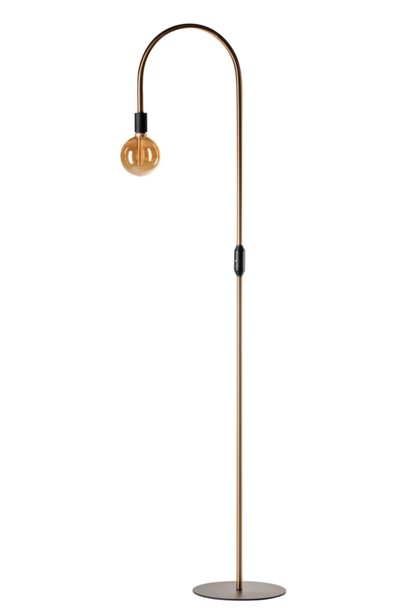 Vloerlamp Pike Messing/Zwart - Giga Meubel