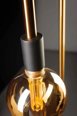 Vloerlamp Pike Messing/Zwart - Giga Meubel