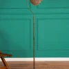 Vloerlamp Povimento Jute Zwart