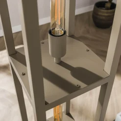 Vloerlamp Quadra 4-lichts Beige - Giga Meubel