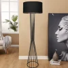 Vloerlamp Rowena Zwart