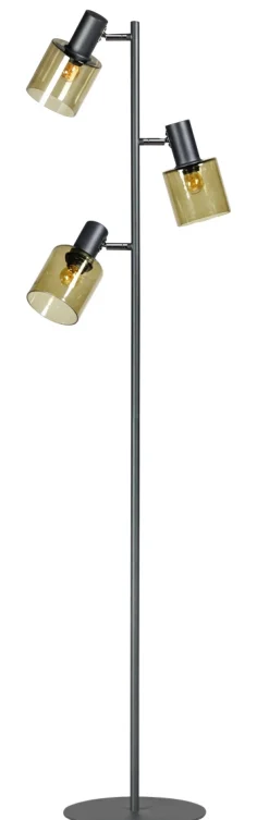 Vloerlamp Sledge Glas 3-Lichts Groen - Giga Meubel