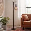 Vloerlamp Tanita 1-Lichts Smoke Glas - Giga Meubel
