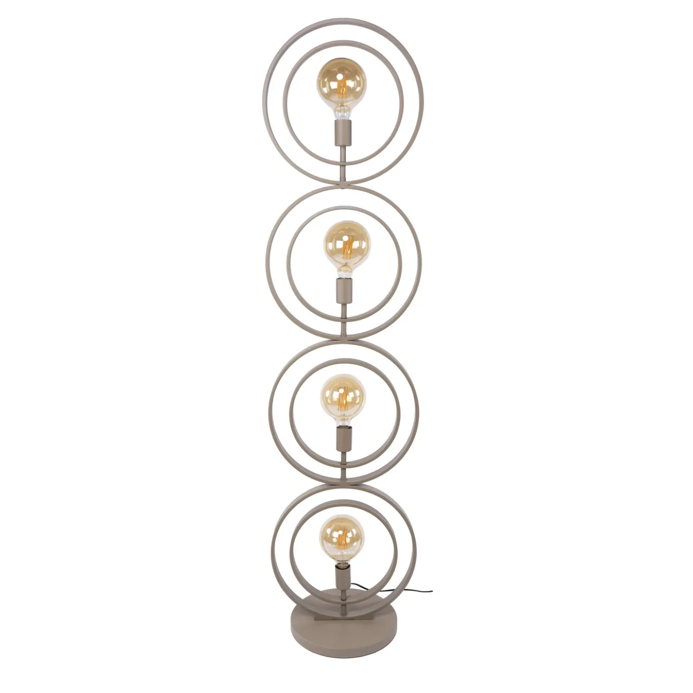 Vloerlamp Turn Around 4-lichts Beige - Giga Meubel