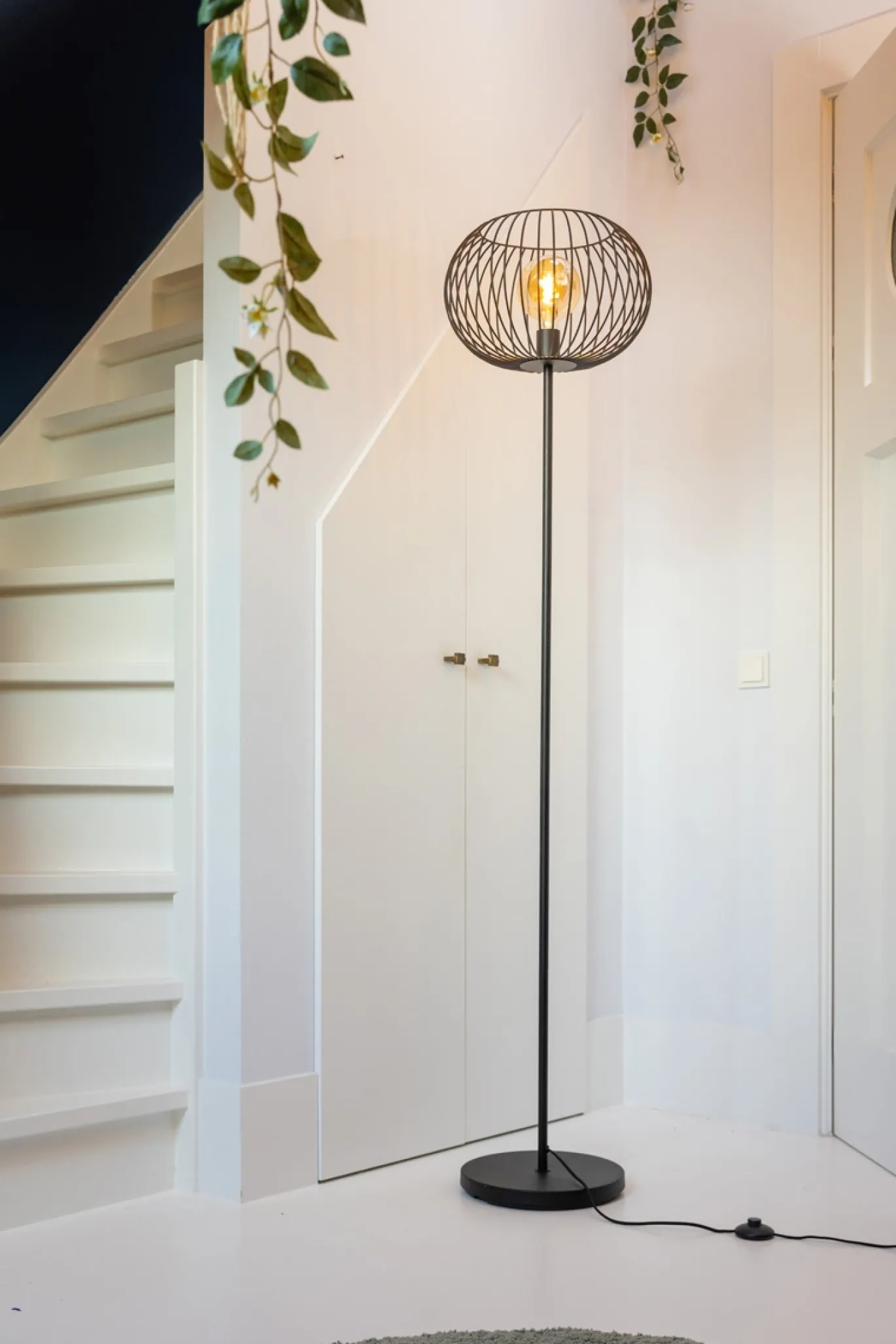 Vloerlamp Wire 2.0 Metaal Zwart - Giga Meubel