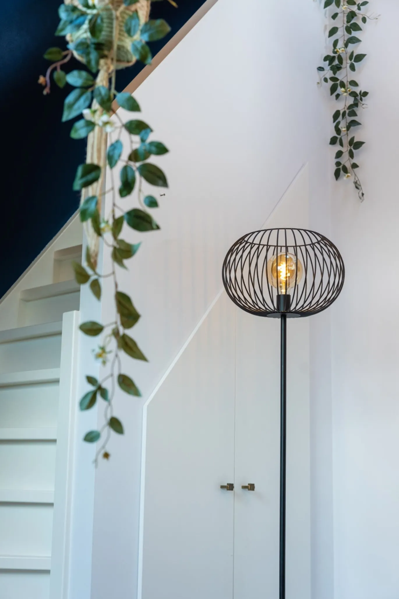 Vloerlamp Wire 2.0 Metaal Zwart - Giga Meubel