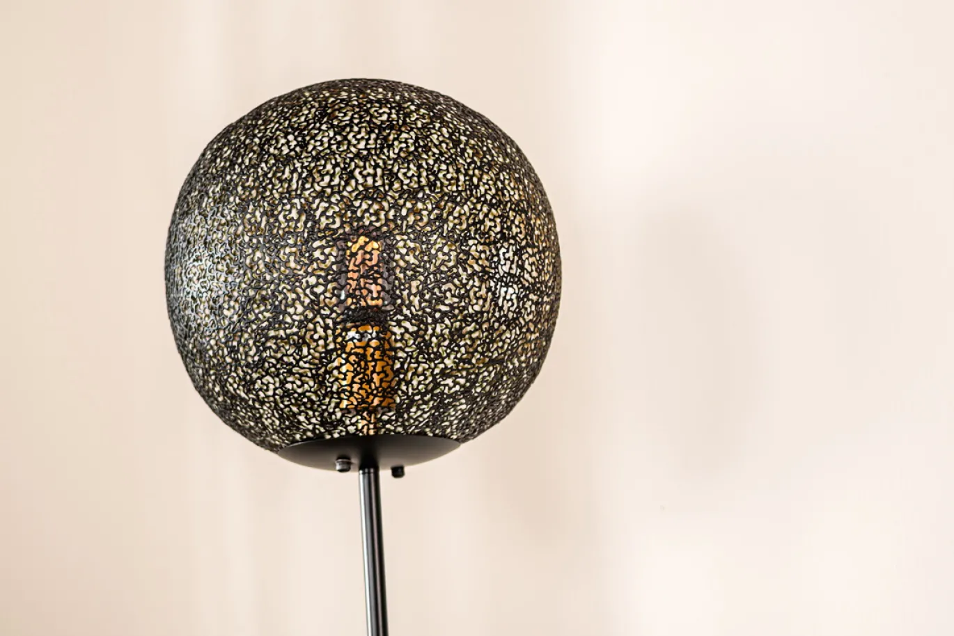 Vloerlamp Zwart 30 cm - Giga Meubel