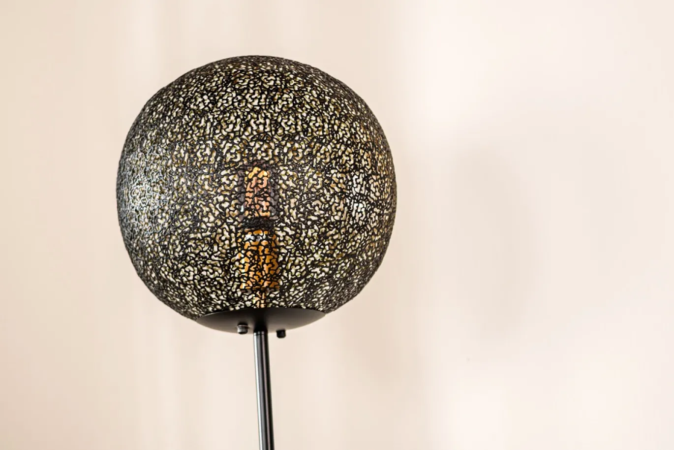 Vloerlamp Zwart 30 cm - Giga Meubel