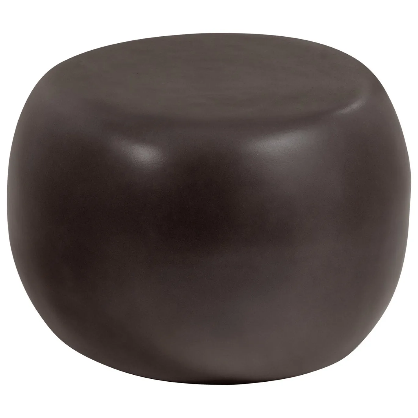 Vtwonen Bijzettafel Pebble Betonlook Donkerbruin 31x65x49cm