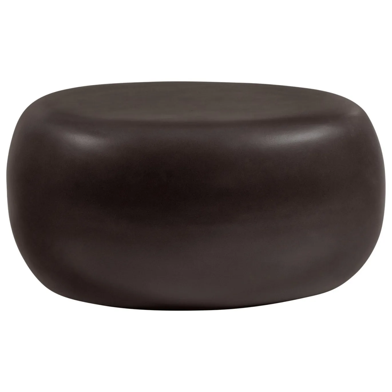 Vtwonen Bijzettafel Pebble Betonlook Donkerbruin 31x65x49cm