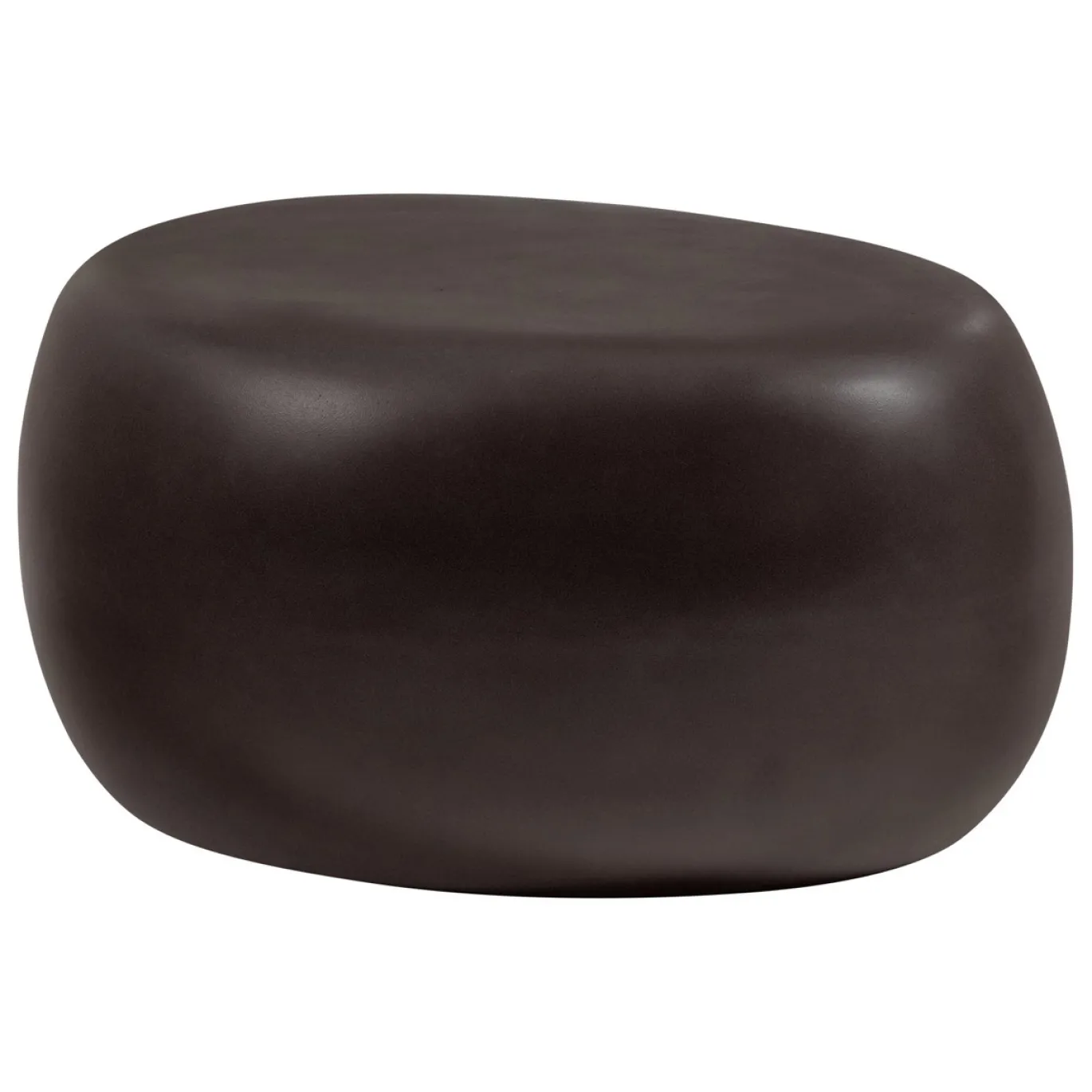 Vtwonen Bijzettafel Pebble Betonlook Donkerbruin 31x65x49cm