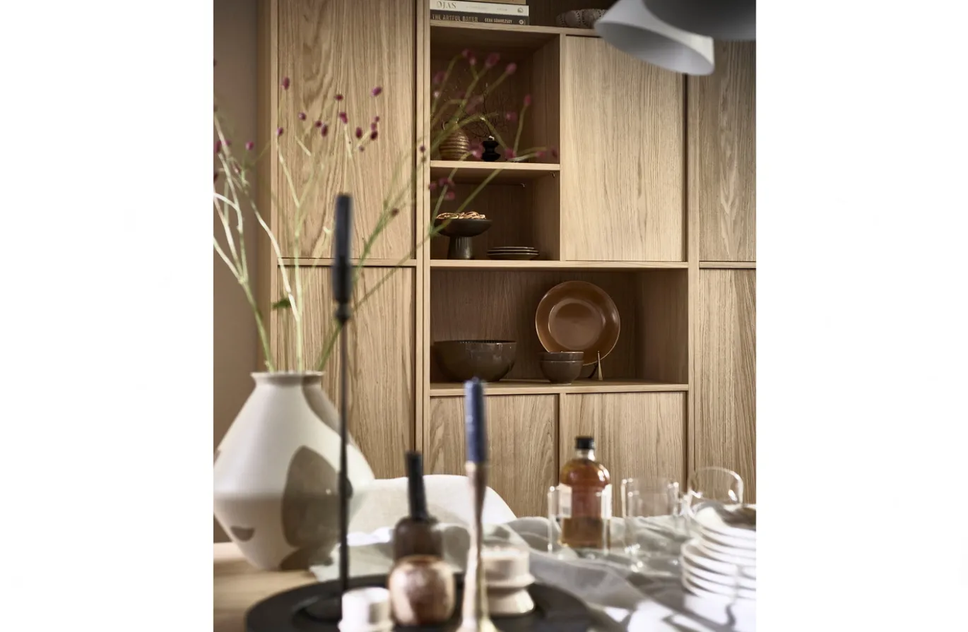 Vtwonen Bovenkast Modulair Eikenhout Naturel Mat 77cm