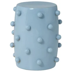 Vtwonen Decoratieve Bijzettafel Knobs Keramiek Lichtblauw Ø39x46cm