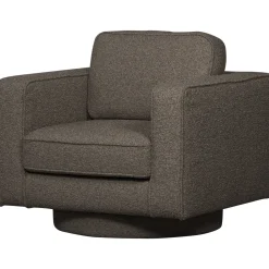 Vtwonen Draaifauteuil Lazy Boucle Antraciet