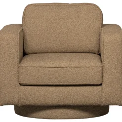 Vtwonen Draaifauteuil Lazy Boucle Bruin