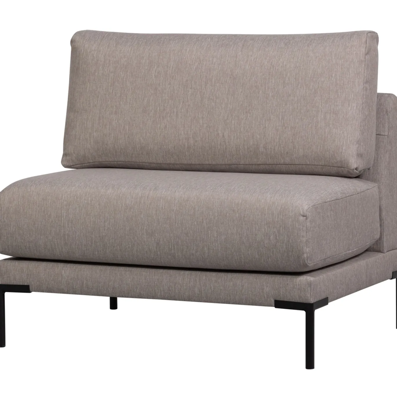 vtwonen Eetkamerbank Couple Element 100cm Taupe