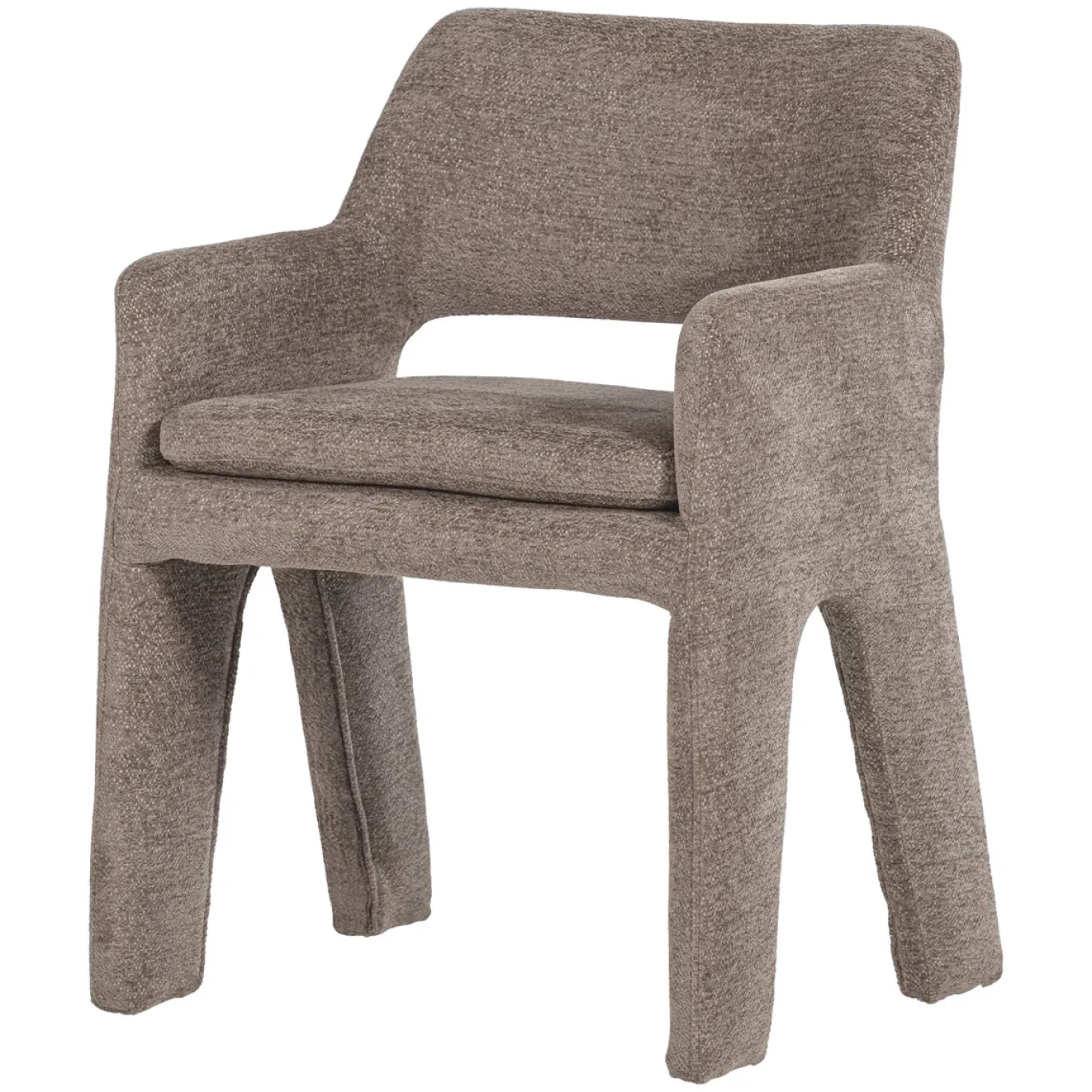 Vtwonen Eetkamerstoel Bigfoot Chenille Taupe