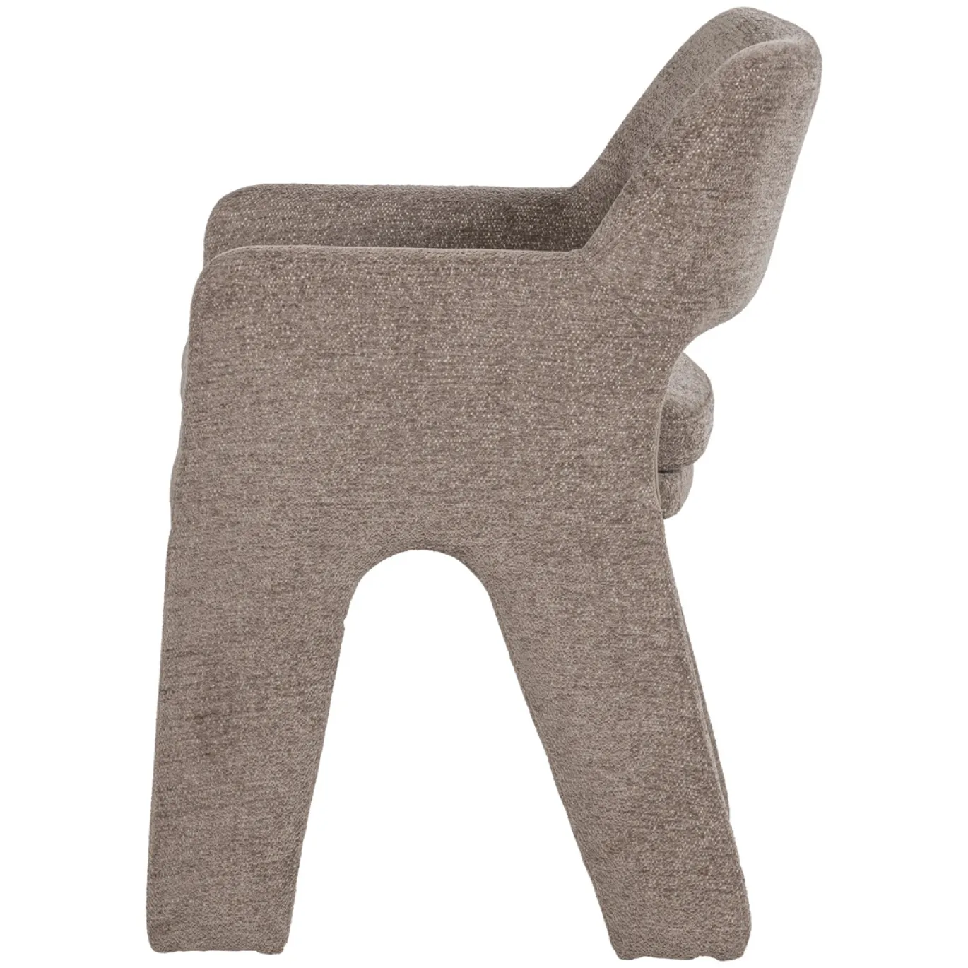 Vtwonen Eetkamerstoel Bigfoot Chenille Taupe