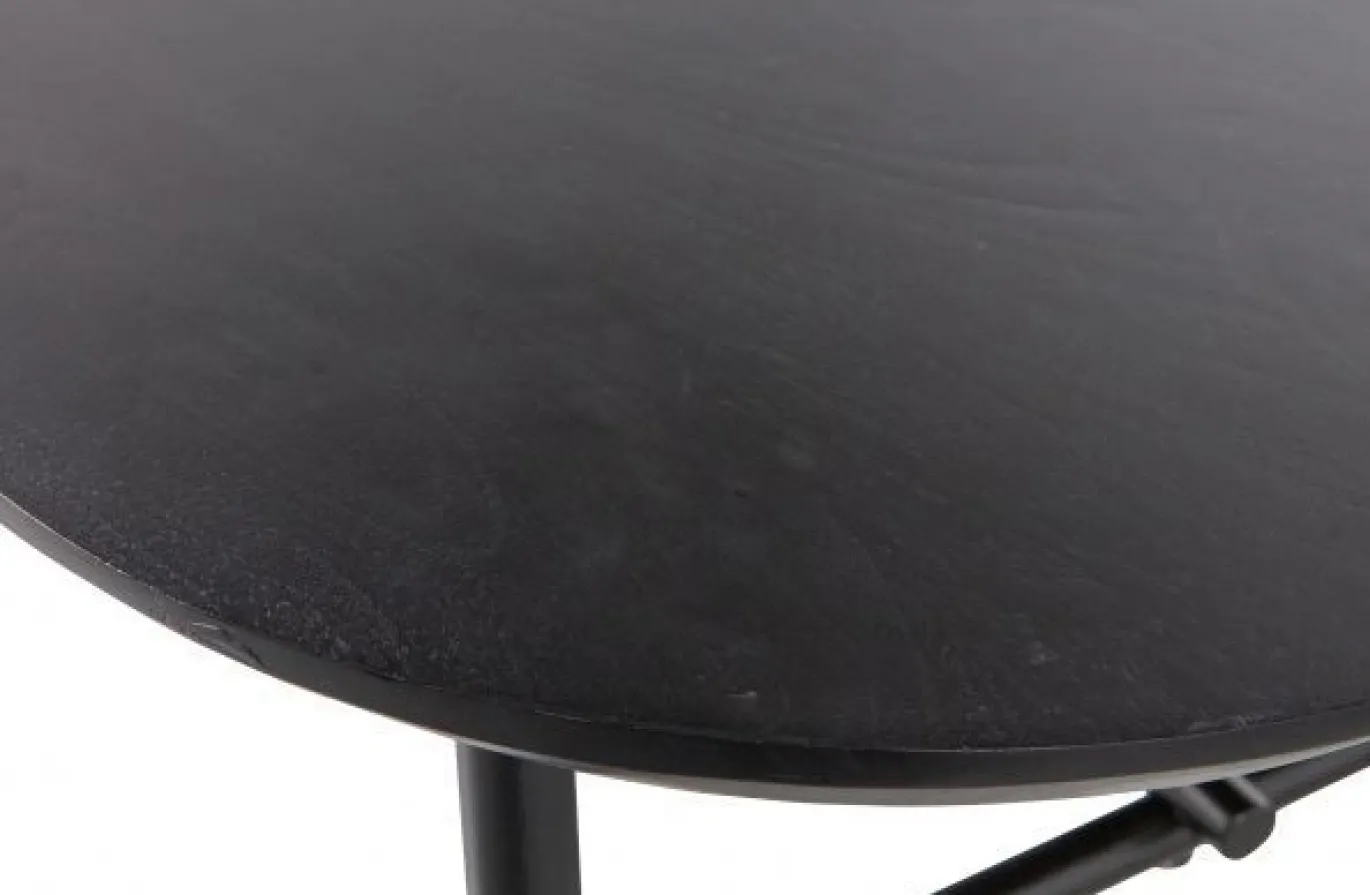 Vtwonen Elegance Salontafel Mango Hout/metal Zwart