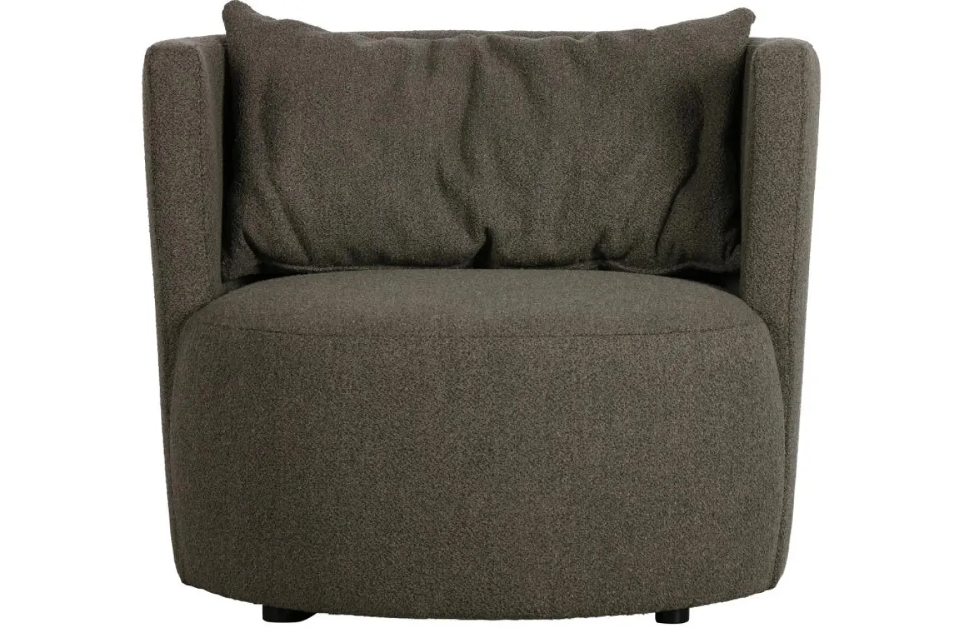 Vtwonen Explore Fauteuil Bouclé Bruin