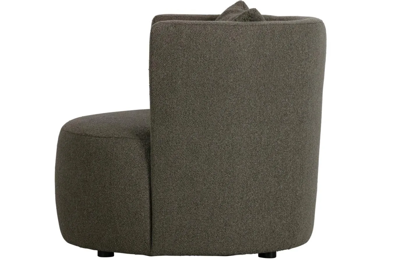 Vtwonen Explore Fauteuil Bouclé Bruin