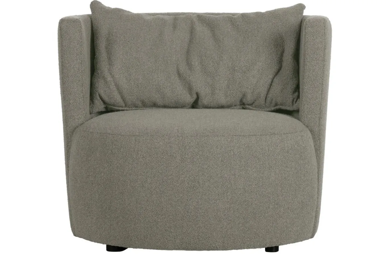 Vtwonen Explore Fauteuil Bouclé Grijs