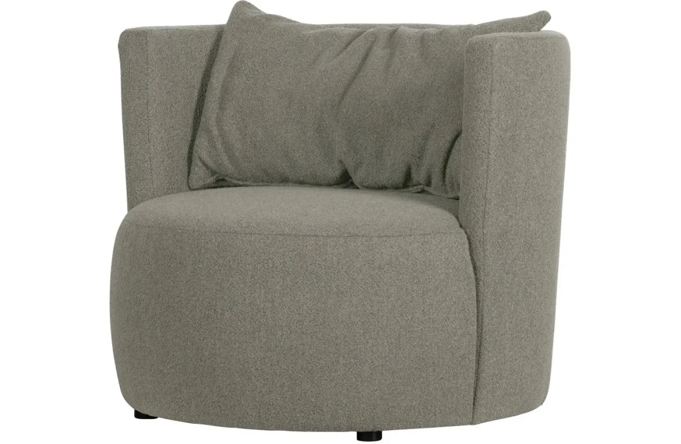 Vtwonen Explore Fauteuil Bouclé Grijs