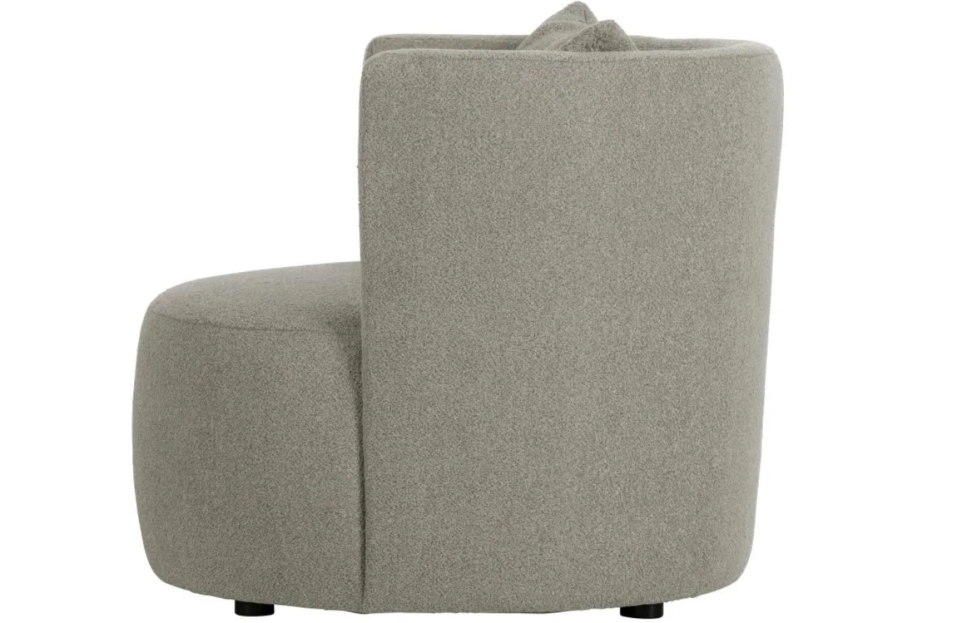 Vtwonen Explore Fauteuil Bouclé Grijs