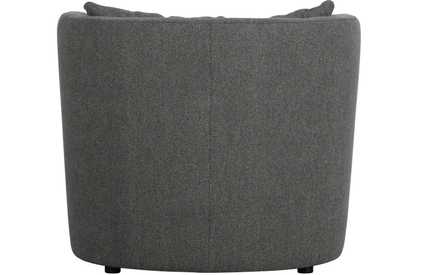 Vtwonen Explore Fauteuil Bouclé Staalgrijs