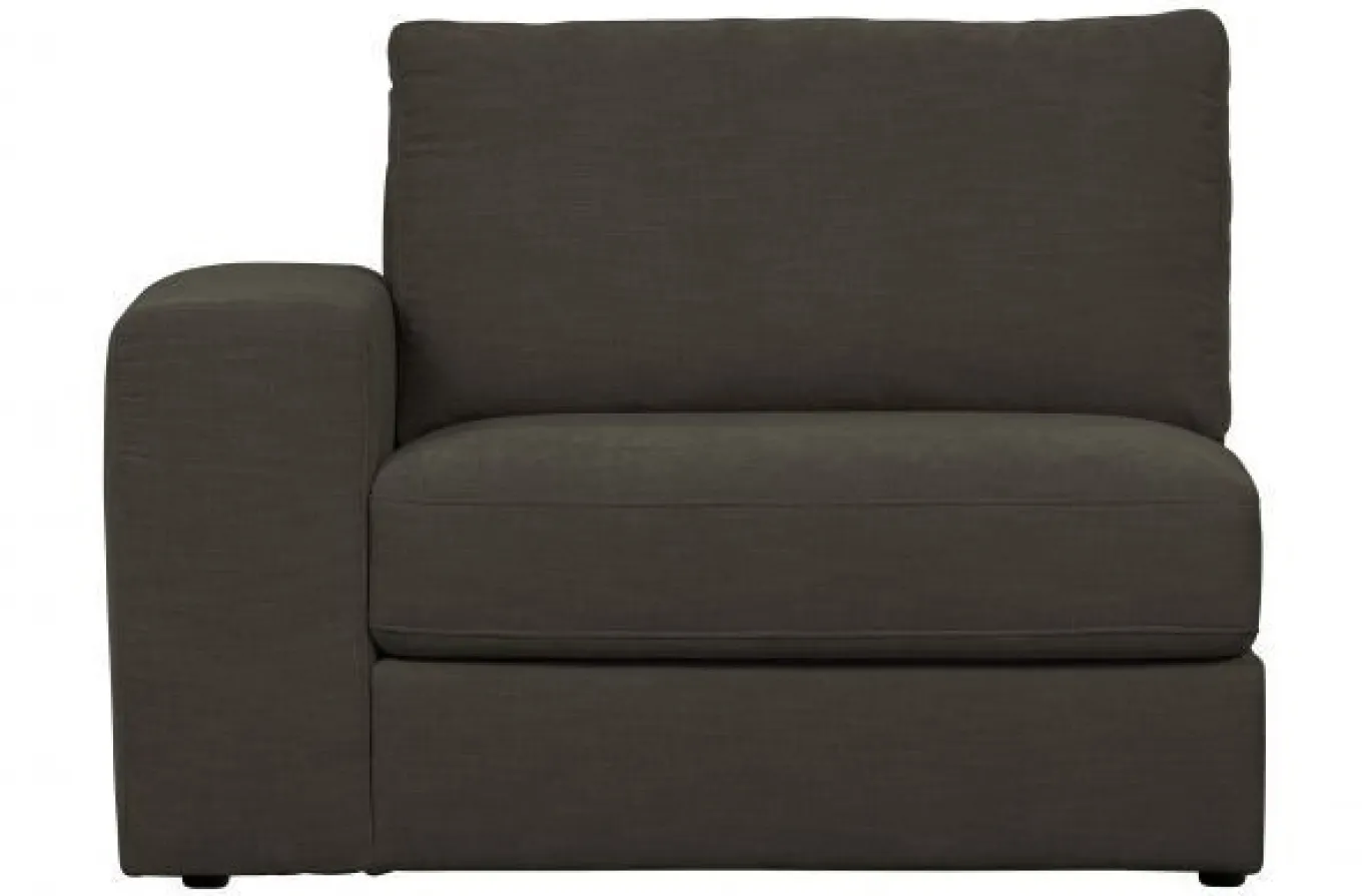 Vtwonen Family 1-zits Element Met Arm Links Antraciet